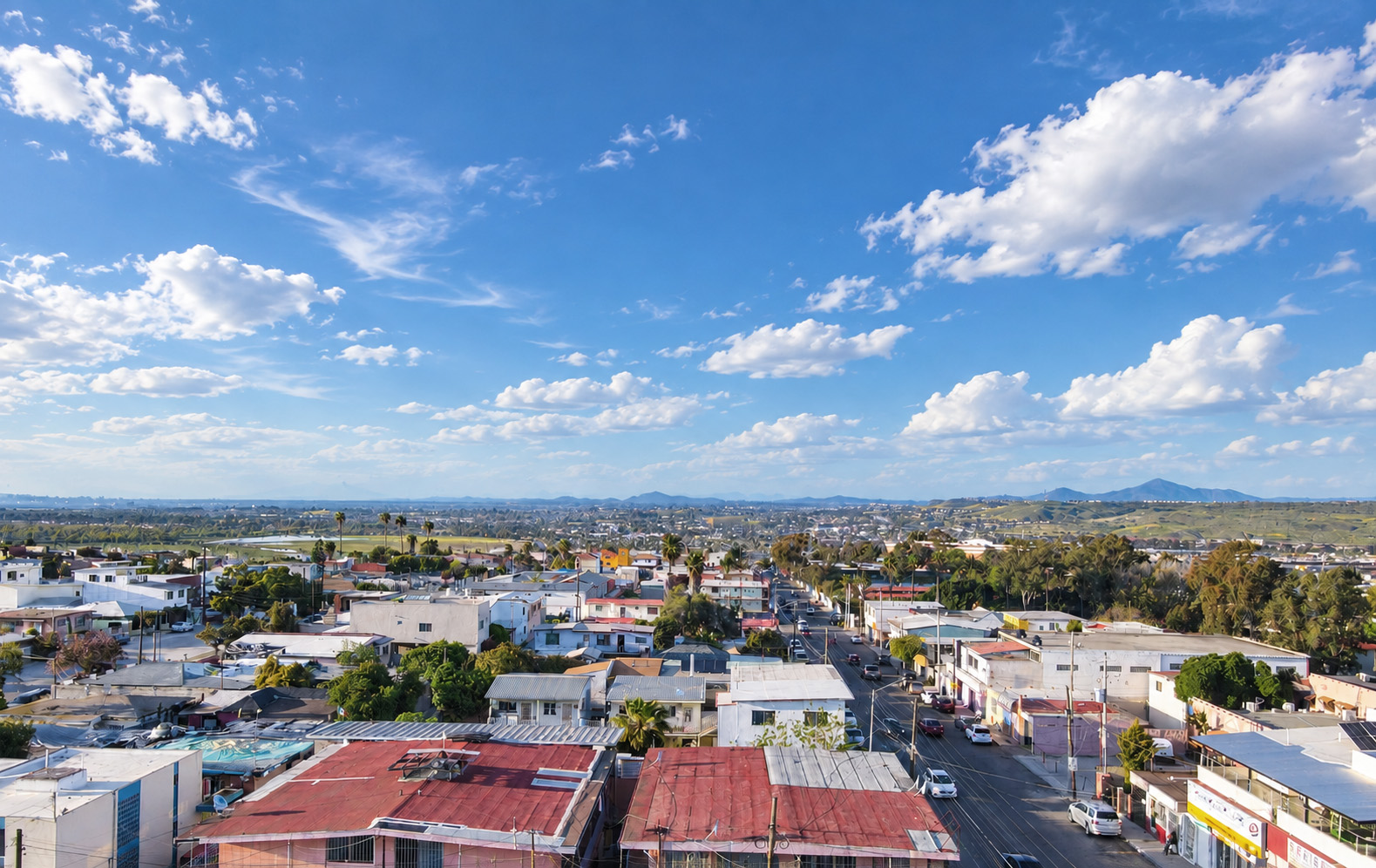 Vista aérea de Tijuana